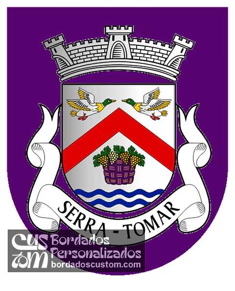 Emblema Bordado Antiga Freguesia de Serra (Tomar, Santarém)