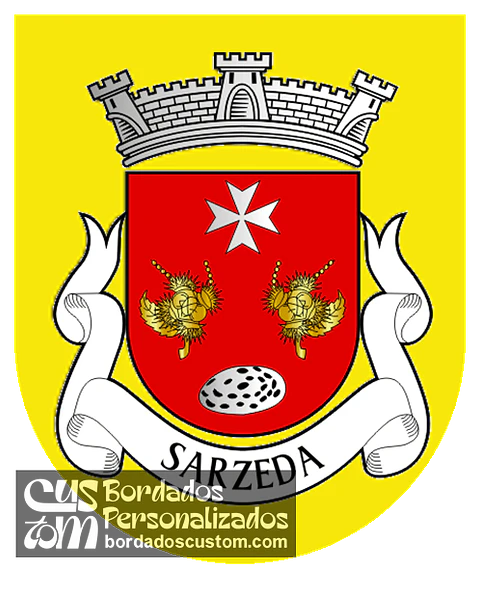 Emblema Bordado Antiga Freguesia de Sarzeda (Sernancelhe, Viseu)