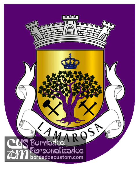 Emblema Bordado Antiga Freguesia de Lamarosa (Coimbra, Coimbra)
