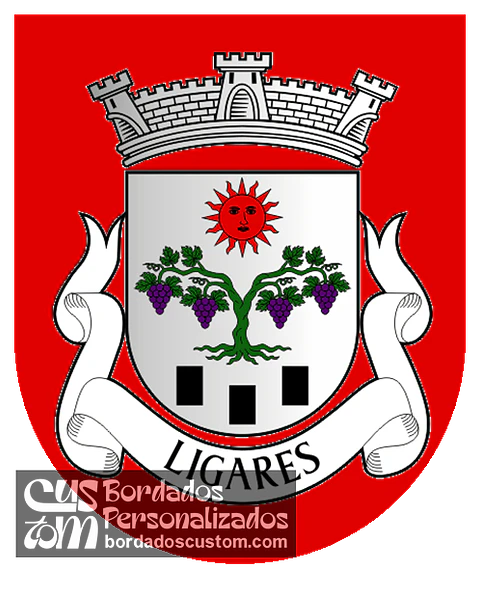 Emblema Bordado Freguesia de Ligares (Freixo de Espada à Cinta, Bragança)