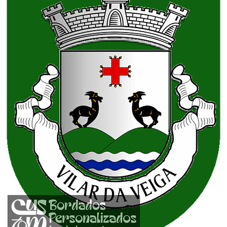 Emblema Bordado Freguesia de Vilar da Veiga (Terras de Bouro, Braga) 1