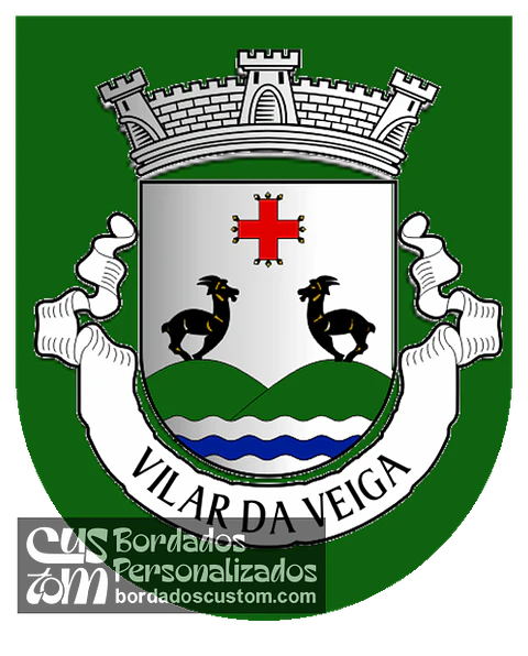 Emblema Bordado Freguesia de Vilar da Veiga (Terras de Bouro, Braga)