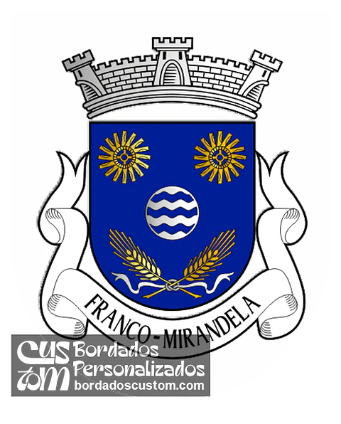 Emblema Bordado Antiga Freguesia de Franco (Mirandela, Bragança)
