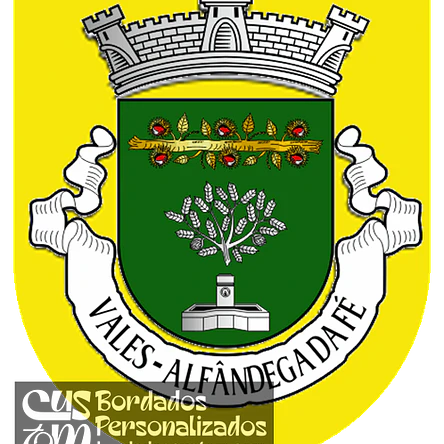 Emblema Bordado Antiga Freguesia de Vales (Alfândega da Fé, Bragança) 1