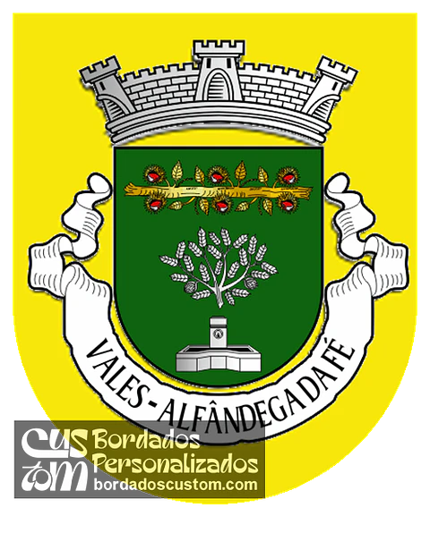 Emblema Bordado Antiga Freguesia de Vales (Alfândega da Fé, Bragança)