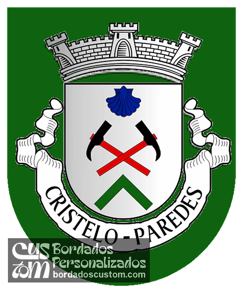 Emblema Bordado Freguesia de Cristelo (Paredes, Porto)