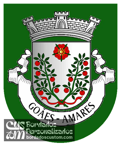 Emblema Bordado Freguesia de Goães (Amares, Braga)