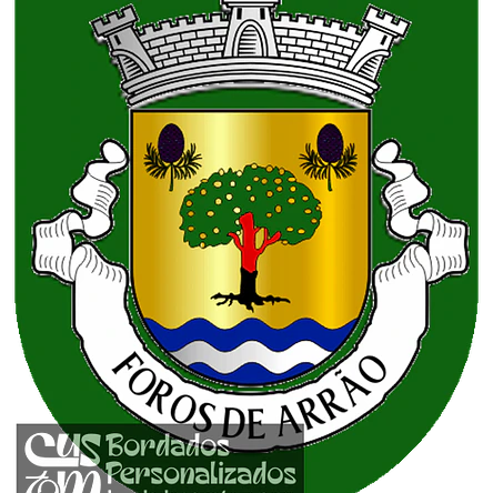 Emblema Bordado Freguesia de Foros de Arrão (Ponte de Sor, Portalegre) 1