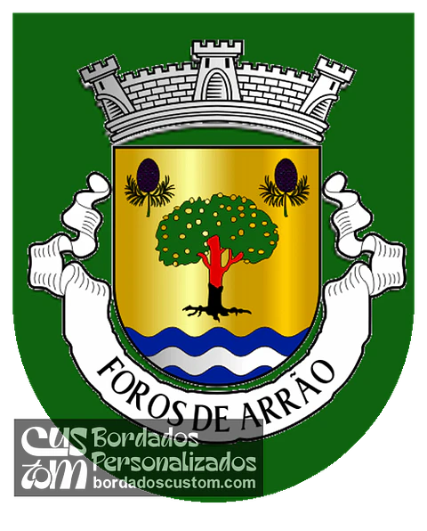 Emblema Bordado Freguesia de Foros de Arrão (Ponte de Sor, Portalegre)