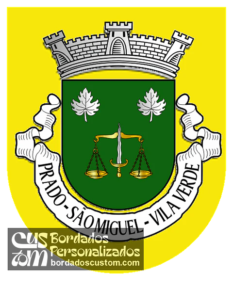 Emblema Bordado Freguesia de Prado (São Miguel) (Vila Verde, Braga)