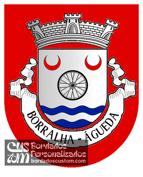 Emblema Bordado Antiga Freguesia de Borralha (Águeda, Aveiro)