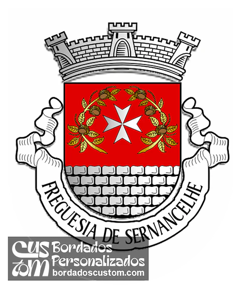 Emblema Bordado Antiga Freguesia de Sernancelhe (Sernancelhe, Viseu)