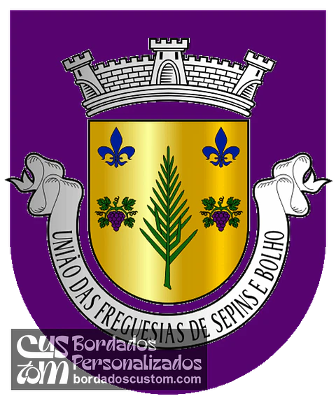 Emblema Bordado Freguesia de Sepins e Bolho (Cantanhede, Coimbra)