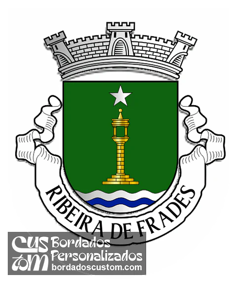 Emblema Bordado Antiga Freguesia de Ribeira de Frades (Coimbra, Coimbra)