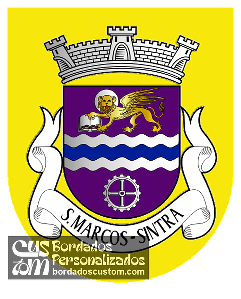 Emblema Bordado Antiga Freguesia de São Marcos (Sintra, Lisboa)