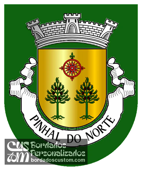Emblema Bordado Freguesia de Pinhal do Norte (Carrazeda de Ansiães, Bragança)