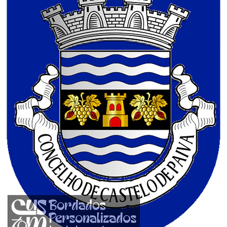 Emblema Bordado Município de Castelo de Paiva (Aveiro) 1