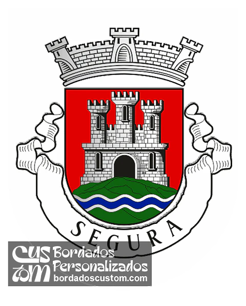 Emblema Bordado Antiga Freguesia de Segura (Idanha-a-Nova, Castelo Branco)