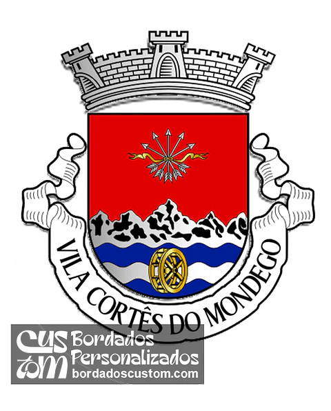 Emblema Bordado Freguesia de Vila Cortês do Mondego (Guarda, Guarda)