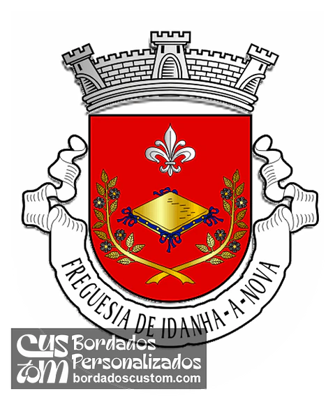 Emblema Bordado Antiga Freguesia de Idanha-a-Nova (Idanha-a-Nova, Castelo Branco)