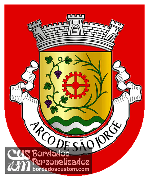 Emblema Bordado Freguesia de Arco de São Jorge (Santana, Madeira)