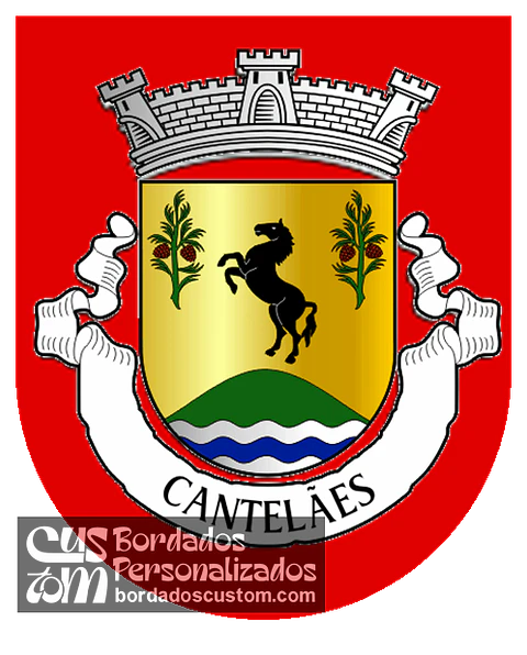 Emblema Bordado Freguesia de Cantelães (Vieira do Minho, Braga)