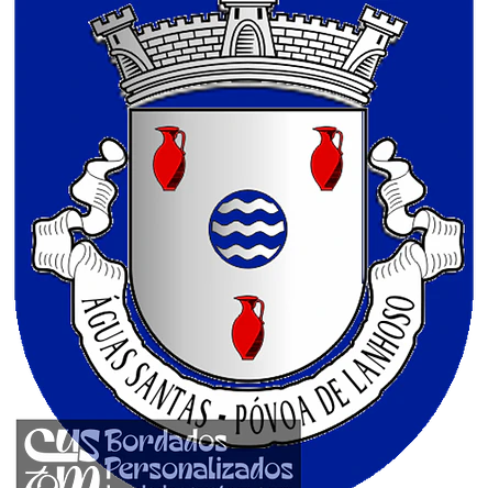 Emblema Bordado Antiga Freguesia de Águas Santas (Póvoa de Lanhoso, Braga) 1