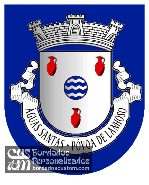 Emblema Bordado Antiga Freguesia de Águas Santas (Póvoa de Lanhoso, Braga)