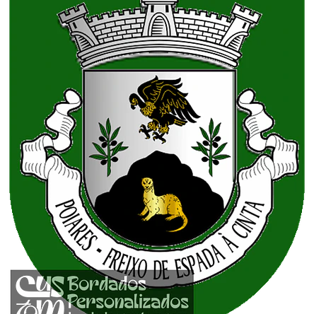 Emblema Bordado Freguesia de Poiares (Freixo de Espada à Cinta, Bragança) 1