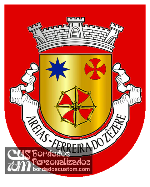 Emblema Bordado Antiga Freguesia de Areias (Fereira do Zêzere, Santarém)