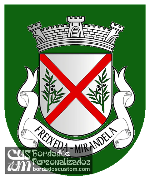Emblema Bordado Antiga Freguesia de Freixeda (Mirandela, Bragança)