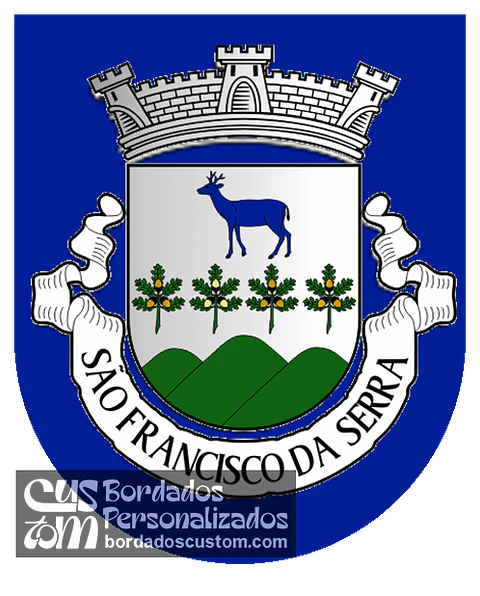 Emblema Bordado Freguesia de São Francisco da Serra (Santiago do Cacém, Setúbal)