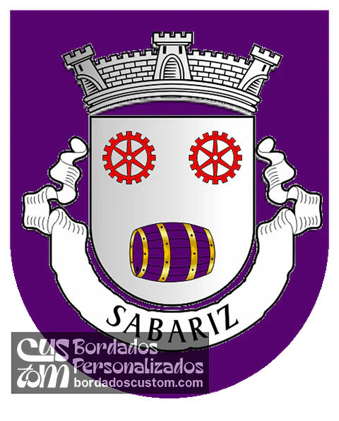 Emblema Bordado Freguesia de Sabariz (Vila Verde, Braga)