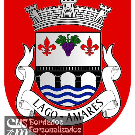 Emblema Bordado Freguesia de Lago (Amares, Braga) 1