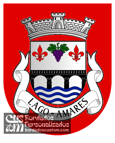 Emblema Bordado Freguesia de Lago (Amares, Braga)