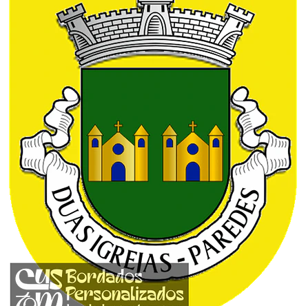 Emblema Bordado Freguesia de Duas Igrejas (Paredes, Porto) 1