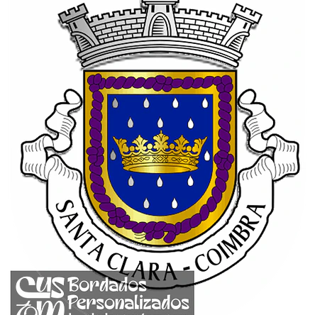 Emblema Bordado Antiga Freguesia de Santa Clara (Coimbra, Coimbra) 1