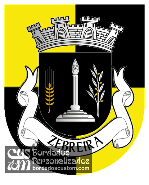 Emblema Bordado Antiga Freguesia de Zebreira (Idanha-a-Nova, Castelo Branco)