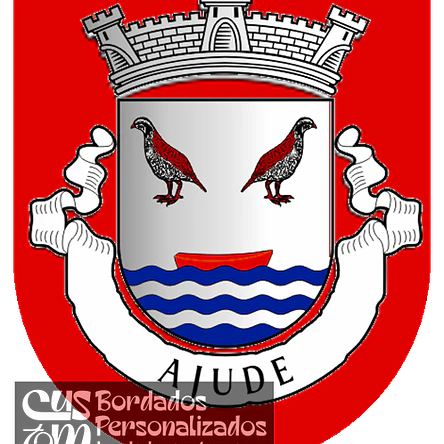 Emblema Bordado Antiga Freguesia de Ajude (Póvoa de Lanhoso, Braga) 1