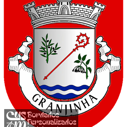 Emblema Bordado Antiga Freguesia de Granjinha (Tabuaço, Viseu) 1