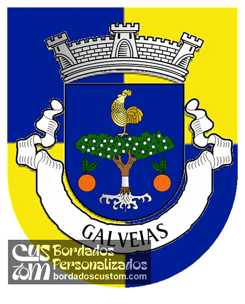 Emblema Bordado Freguesia de Galveias (Ponte de Sor, Portalegre)
