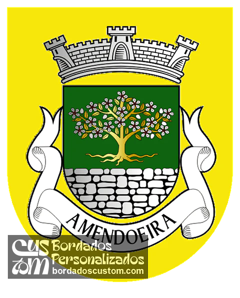 Emblema Bordado Freguesia de Amendoeira (Macedo de Cavaleiros, Bragança)