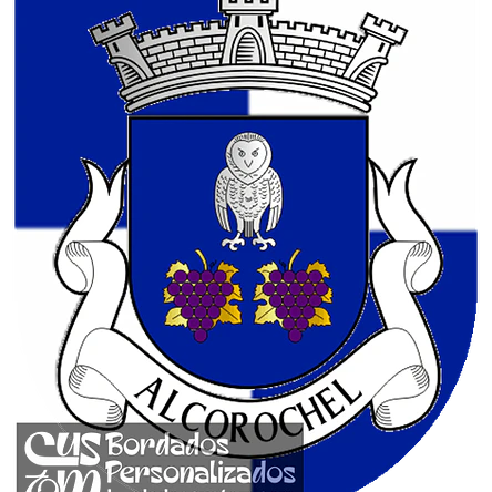 Emblema Bordado Antiga Freguesia de Alcorochel (Torres Novas, Santarém) 1