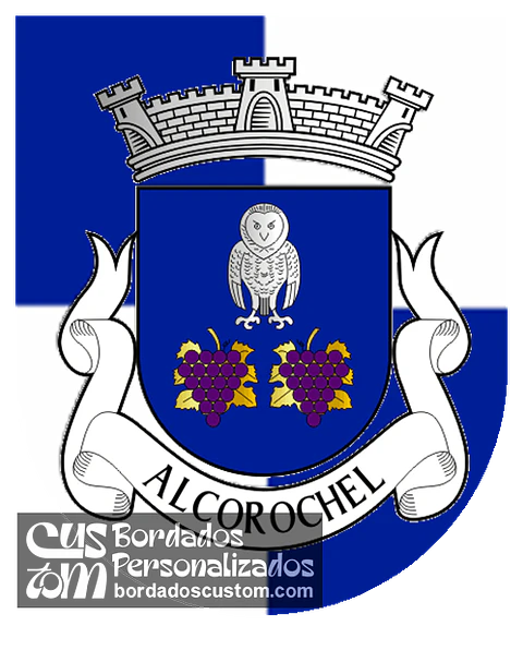 Emblema Bordado Antiga Freguesia de Alcorochel (Torres Novas, Santarém)