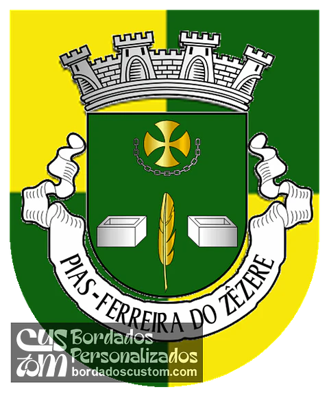 Emblema Bordado Antiga Freguesia de Pias (Fereira do Zêzere, Santarém)