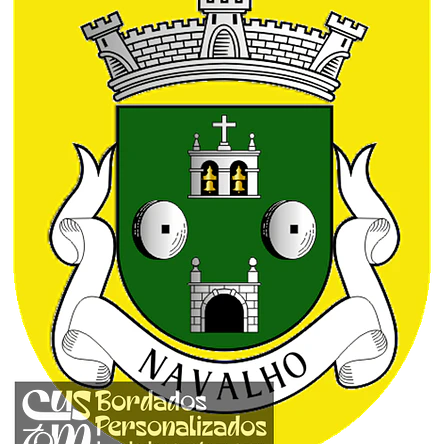 Emblema Bordado Antiga Freguesia de Navalho (Mirandela, Bragança) 1