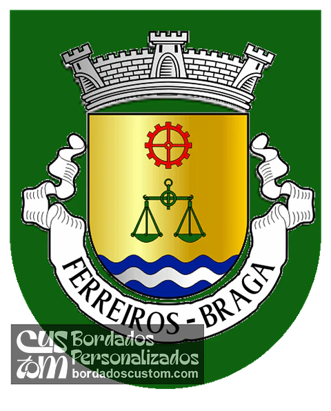 Emblema Bordado Antiga Freguesia de Ferreiros (Braga, Braga)