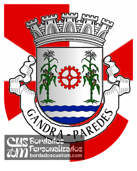 Emblema Bordado Freguesia de Gandra (Paredes, Porto)