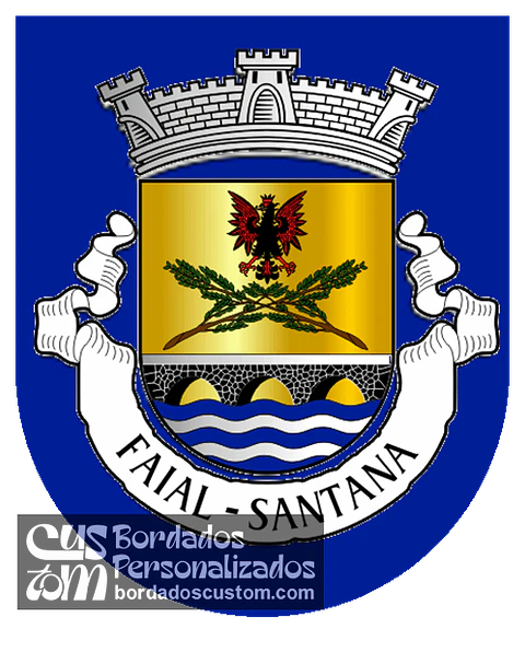 Emblema Bordado Freguesia de Faial (Santana, Madeira)