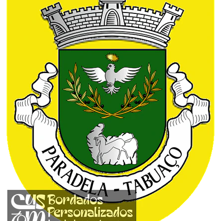 Emblema Bordado Antiga Freguesia de Paradela (Tabuaço, Viseu) 1